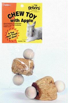 Picture of Marshall Pet Products - Toy Rabbit Chew With Apple- Natural Small - RT-526