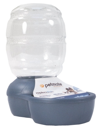 Picture of Petmate - Replendish Waterer With Anti Bacteria- Peacock Blue .5 Gallon - 24540