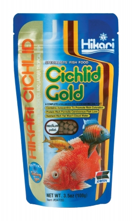 Picture of Hikari Sales Usa Inc - Cichlid Gold Sinking 3.5 Ounce-med - 04720