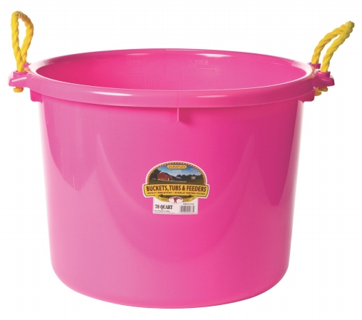 Picture of Miller Mfg Co Inc Muck Tub- Hot Pink 70 Quart - PSB70HOTPINK