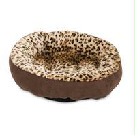 Picture of Petmate Beds - Round Bolster Bed- Animal Print 18 X 18 - 26736