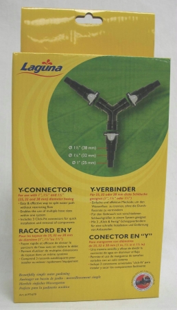 - Y Connector- Black 1 .50 Inch - PT679