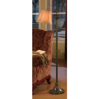 Picture of Crestview Collection CVAQP943B Briggs Downbridge Floor Lamp