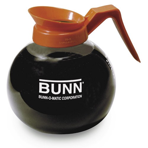 Picture of Bunn 42401 12-Cup Glass Decanter  Orange