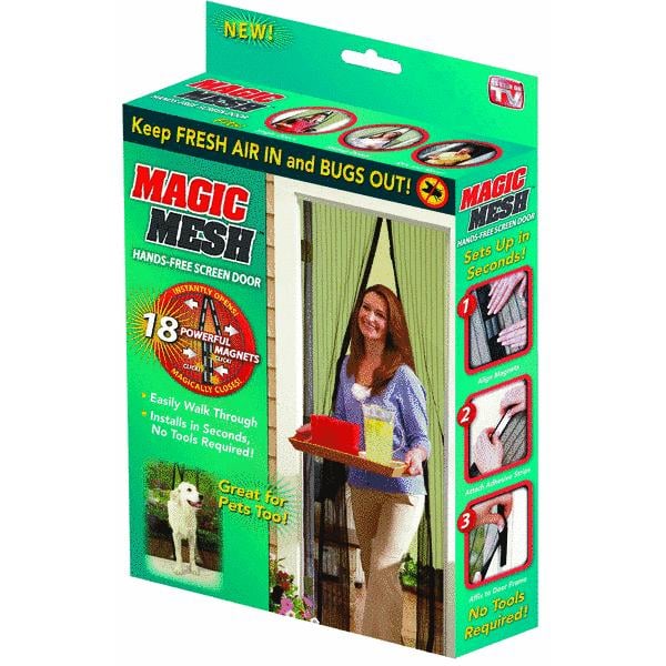 Picture of All Star Marketing MM011124 Magic Mesh Hands Free Screen Door - As Seen On TV