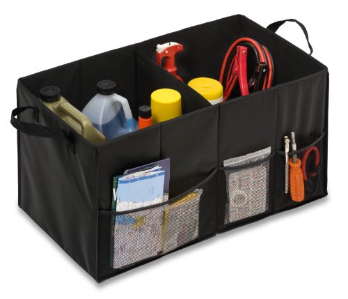 Picture of Honey-Can-Do International SFT-01166 Black Folding Trunk Organizer