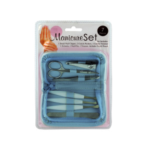 Picture of Bulk Buys Manicure set with zipper pouch Case Of 6