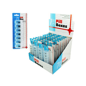Picture of Bulk Buys 7 Day pill box counter top display Case Of 36