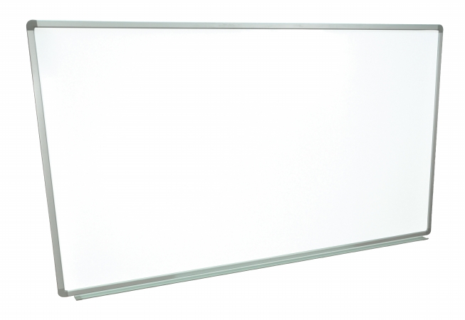 72" x 40" Wall-Mounted Magnetic Whiteboard with Aluminum Frame