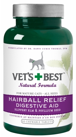 Picture of BRAMTON 015VB-0113 Vets Best Hairball Relief  60 Count Tablets