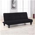 Inroom Furniture Designs 013BL-S Klik-Klak Sofa Black Finish Inroom Furniture Designs 013BL-S Klik-Klak Sofa Black Finish