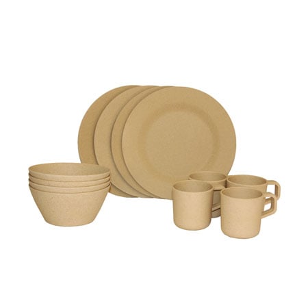 Picture of Texsport 14600 4-Person Bamboo Pandaware Set