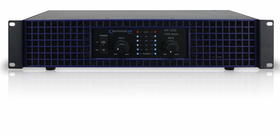 Picture of Technical Pro ax1200 2U Professional 2CH Power Amplifier