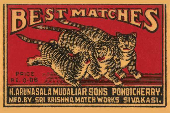 Buy Enlarge 0-587-26016-5C12X18 Three Tiger - Best Matches- Canvas Size C12X18
