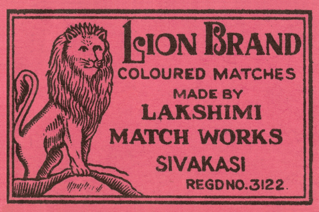 Buy Enlarge 0587260173C12X18 Lion Brand Coloured Matches Canvas Size C12X18