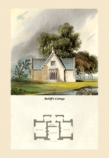 Buy Enlarge 0-587-07873-1C12X18 Bailiffs Cottage- Canvas Size C12X18