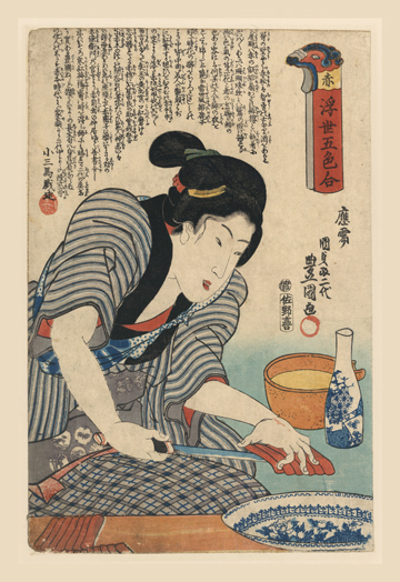 Buy Enlarge 0-587-20408-7C12X18 Preparing Dinner- Canvas Size C12X18