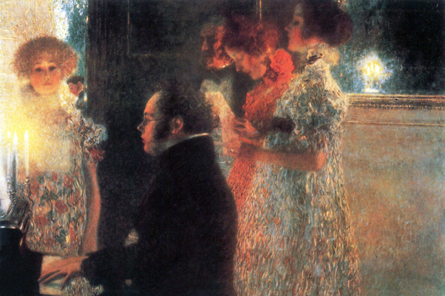 Buy Enlarge Schubert at the piano - Canvas Size C12X18