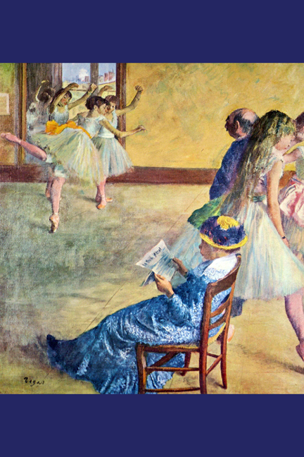 Buy Enlarge 0-587-25966-3C12X18 During the dance lessons - Madame Cardinal- Canvas Size C12X18 -  Buyenlarge