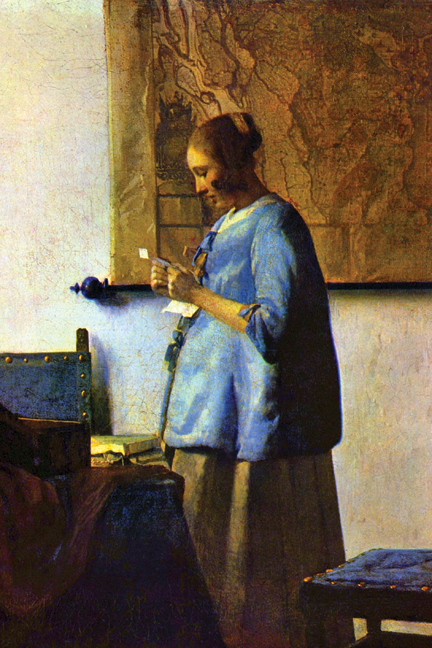 Buy Enlarge 0-587-26347-4C12X18 The letter reader - Canvas Size C12X18
