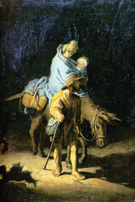 Buy Enlarge 0-587-26450-0C12X18 Flight into Egypt - Canvas Size C12X18