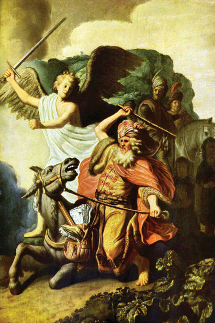 Prophet Balaam and the donkey - Canvas Size C12X18