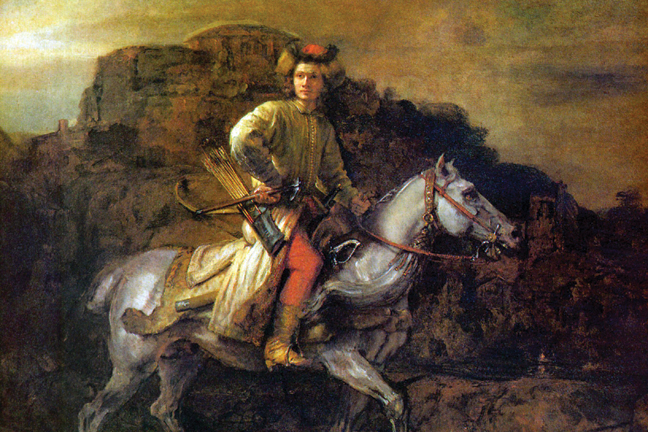 Buy Enlarge The Polish Rider - Canvas Size C12X18