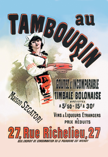 Buy Enlarge 0-587-00089-9C12X18 Tambourin- Canvas Size C12X18