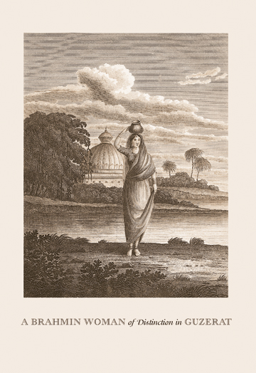 Picture of Buy Enlarge 0-587-13610-3C12X18 Brahmin Woman- Canvas Size C12X18