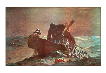 Buy Enlarge 0-587-16432-8C12X18 Herring Net- Canvas Size C12X18