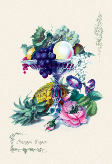 Buy Enlarge 0-587-04356-3C12X18 Pineapple Compote- Canvas Size C12X18