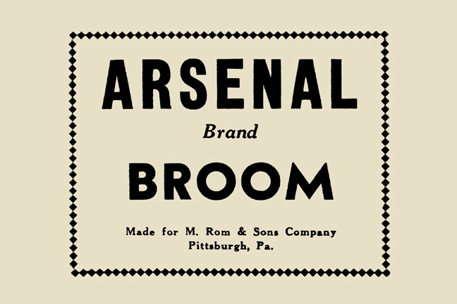 Buy Enlarge 0587230843C12X18 Arsenal Brand Broom Canvas Size C12X18