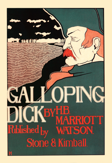 Buy Enlarge 0-587-01287-0C12X18 Galloping Dick- Canvas Size C12X18