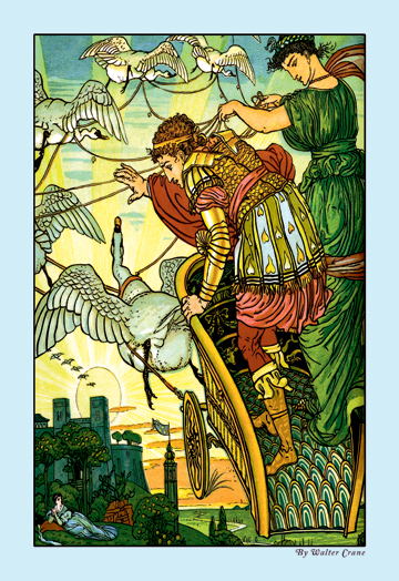 Picture of Buy Enlarge 0-587-09797-3C12X18 Fairy of the Desert Carries Off the King- Canvas Size C12X18