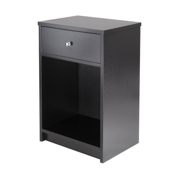 Picture of Winsome Trading 20914 Squamish Accent table with 1 Drawer  Black Finish