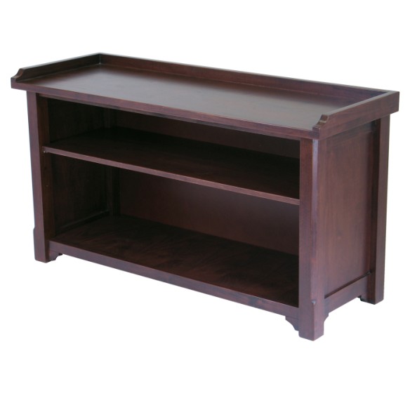 Milan Bench with Storage shelf