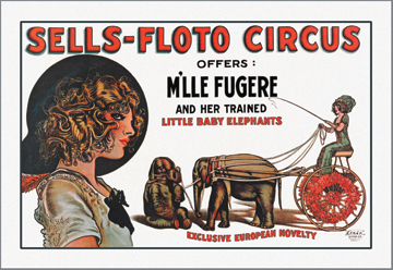 Picture of Buy Enlarge 0-587-01299-4P12x18 Sells-Floto Circus- Paper Size P12x18
