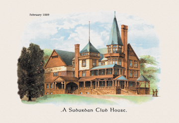 Picture of Buy Enlarge 0-587-02793-2P12x18 Suburban Club House- Paper Size P12x18