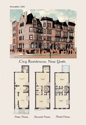 Picture of Buy Enlarge 0-587-02797-5P12x18 City Residences  New York- Paper Size P12x18