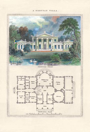 Picture of Buy Enlarge 0-587-04129-3P20x30 Grecian Villa no.1- Paper Size P20x30