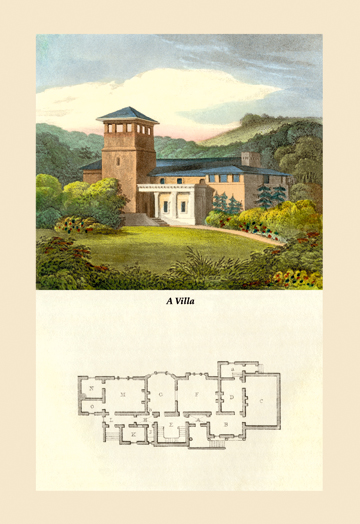 Picture of Buy Enlarge 0-587-07885-5P20x30 Villa no.3- Paper Size P20x30