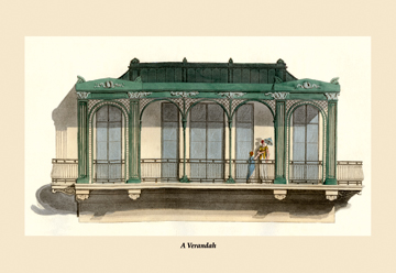 Picture of Buy Enlarge 0-587-07894-4P12x18 Verandah- Paper Size P12x18