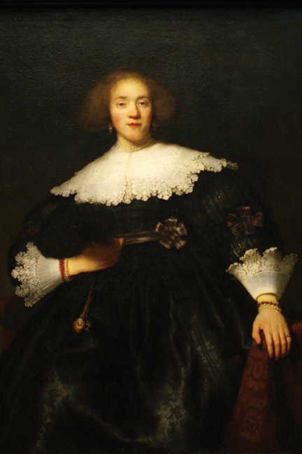 Buy Enlarge 0-587-60213-LP20x30 Portrait of a Seated Woman with Pendant- Paper Size P20x30