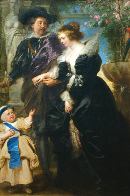 Buy Enlarge 0-587-60220-LP20x30 Rubens  His wife Helena Fourment and One of the Their Children- Paper Size P20x30