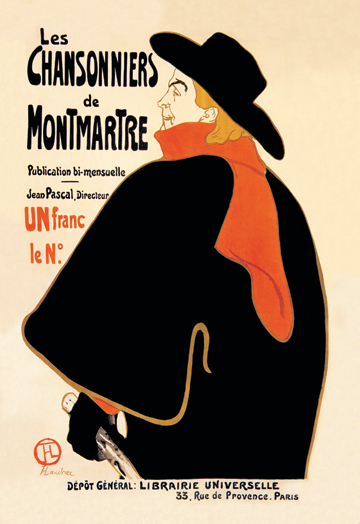Picture of Buy Enlarge 0-587-00029-5P12x18 Chansonniers de Montmartre- Paper Size P12x18