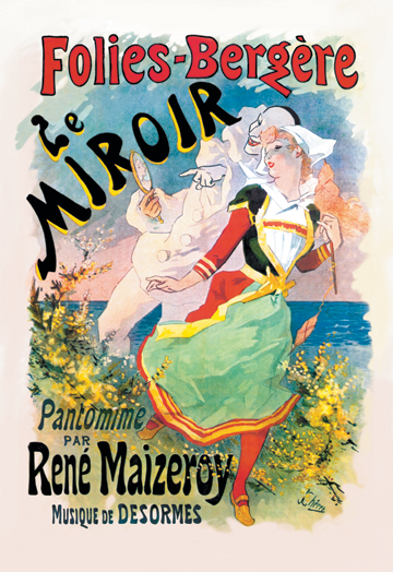 Picture of Buy Enlarge 0-587-00088-0P12x18 Folies-Bergere- Le Miroir Pantomime- Paper Size P12x18