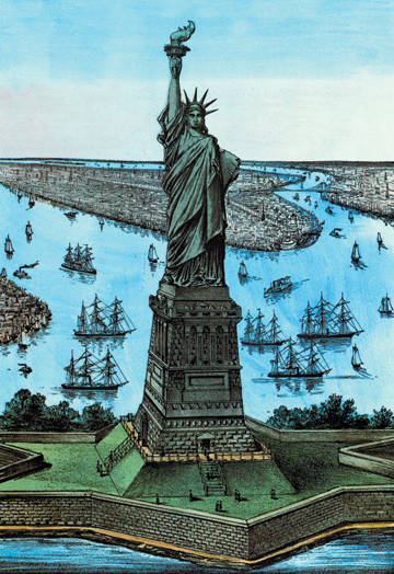 Buy Enlarge 0-587-04971-5P12x18 Statue of Liberty- Paper Size P12x18