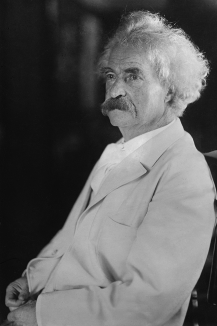 Picture of Buy Enlarge 0-587-46212-LP12x18 Portrait of Mark Twain- Paper Size P12x18