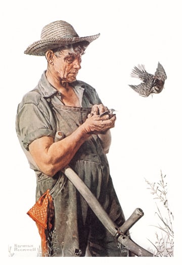 Picture of Buy Enlarge 0-587-01146-7P20x30 Farmer- Paper Size P20x30