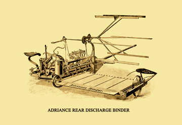Picture of Buy Enlarge 0-587-08166-xP12x18 Adriance Rear Discharge Binder- Paper Size P12x18